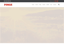 Tablet Screenshot of forgechurch.net